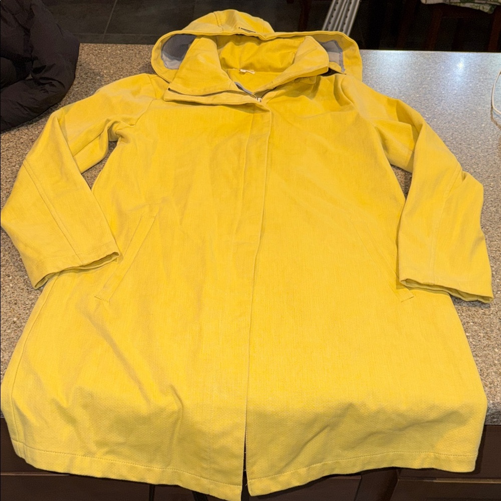 Mia Melon parka Yellow Hooded Jacket